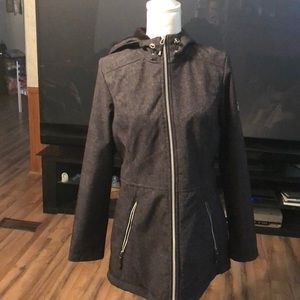 Charcoal rain jacket
